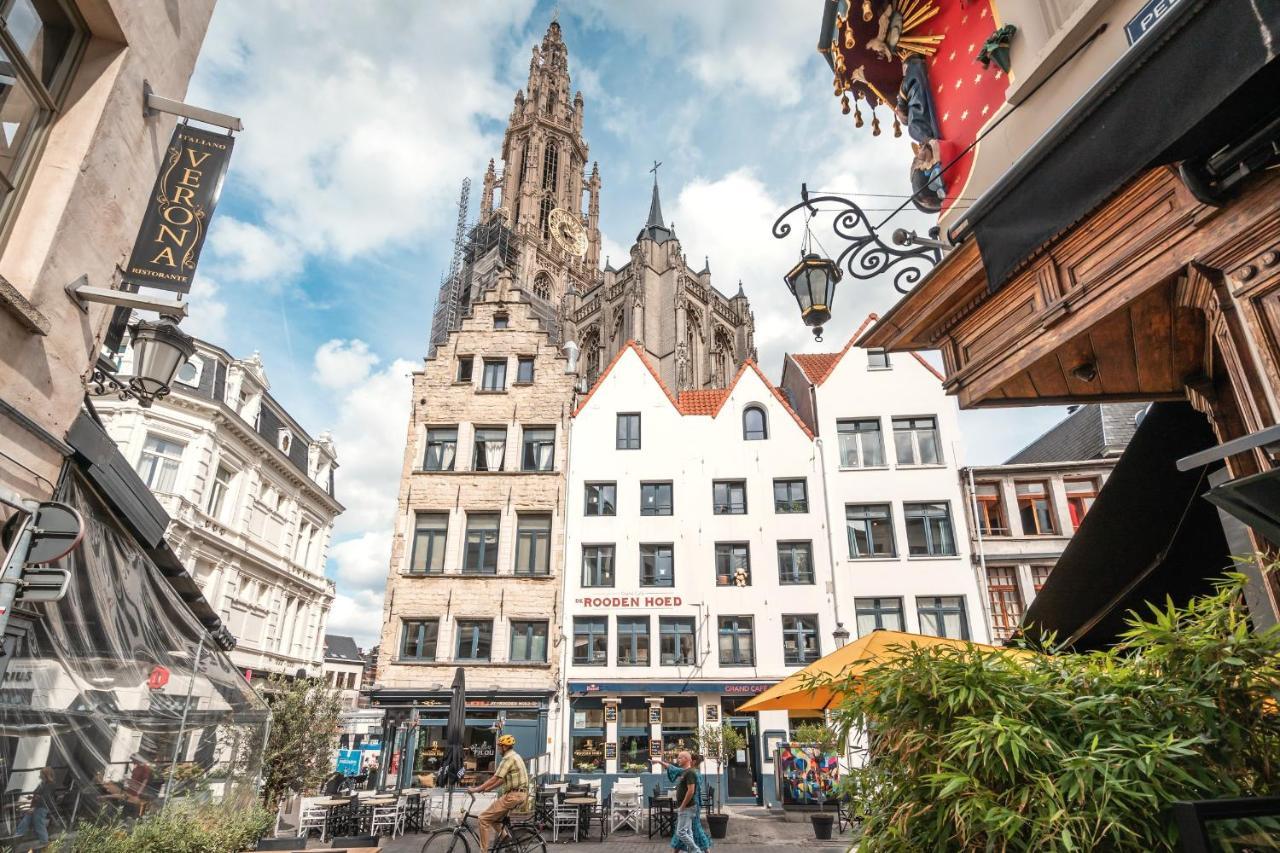Tempel Triplex & Duplex At Historic Heart Of Antwerp Apartment Bagian luar foto