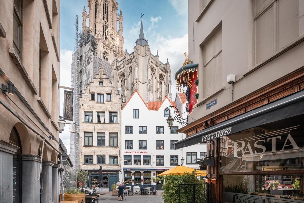Tempel Triplex & Duplex At Historic Heart Of Antwerp Apartment Bagian luar foto