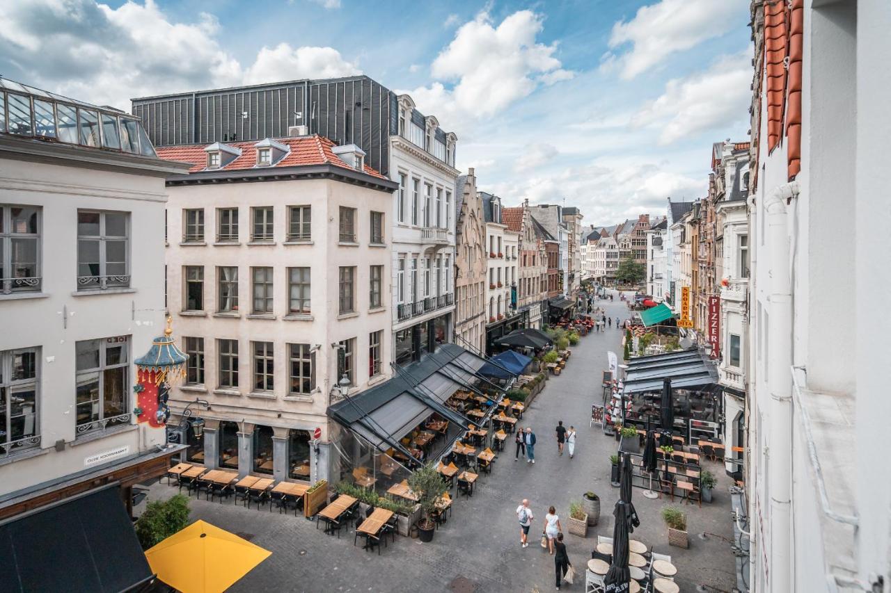 Tempel Triplex & Duplex At Historic Heart Of Antwerp Apartment Bagian luar foto